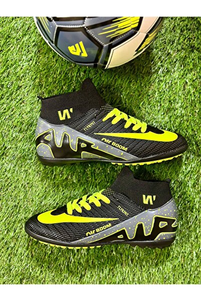 QUNDIR حذاء كرة قدم للأولاد مع جوارب