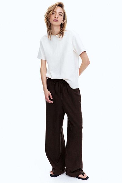 H&M Linen-blend Trousers