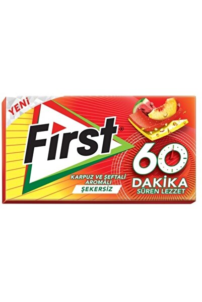 ZAYKA Fırst 60Dk Karpuz & Şeftali Aromalı Şekersiz Sakız 27G