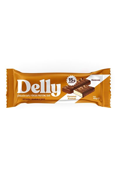 ZAYKA Delly Karamel Aromalı Protein Bar 40G