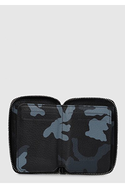 Carrera Καφέ Carrera Car007 Καμουφλάζ Μαύρο Πορτοφόλι από Γνήσιο Δέρμα