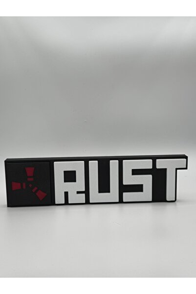 REJOY Rust Duvar Tabelası - Rust Oyun Tabelası