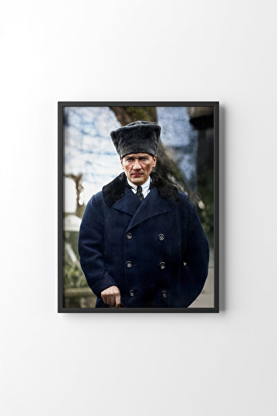 epiqart Atatürk Portresi - Siyah Çerçeve
