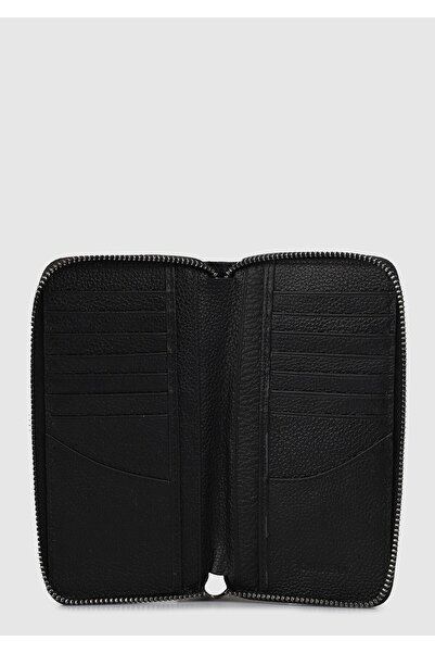 Carrera Black Car006 Black Genuine Leather Wallet