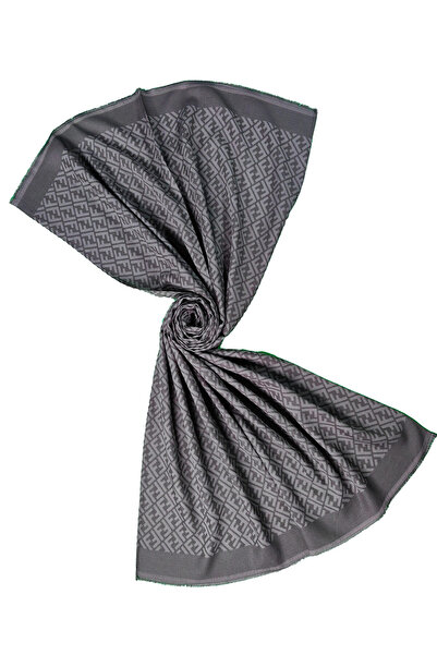 mim eşarp Işıl Μεταξωτό - Σάλι Βαμβακερό Jacquard F με σχέδιο 75x190 cm