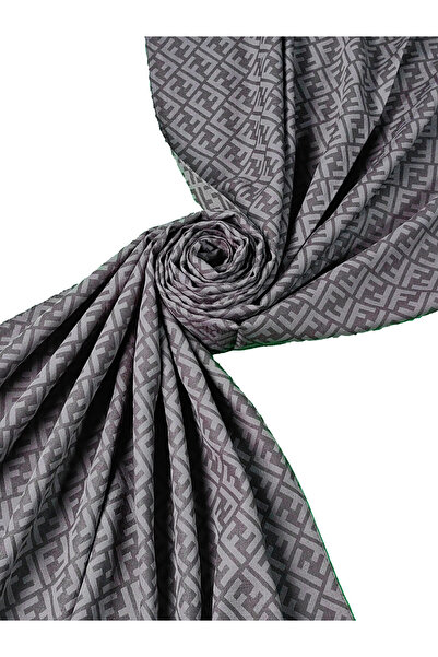 mim eşarp Işıl Μεταξωτό - Σάλι Βαμβακερό Jacquard F με σχέδιο 75x190 cm