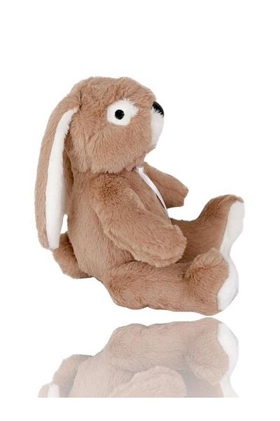 SAZE 3083 Bow Rabbit Brown Toy Plush