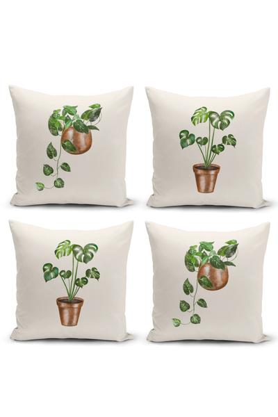 Bertille Home Flower Весняна серія Двосторонній цифровий друк 4-х комплект чо...