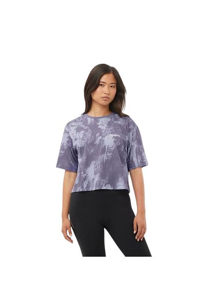 Salomon Canopy Women's T-Shirt Blue Granite Lc2521200