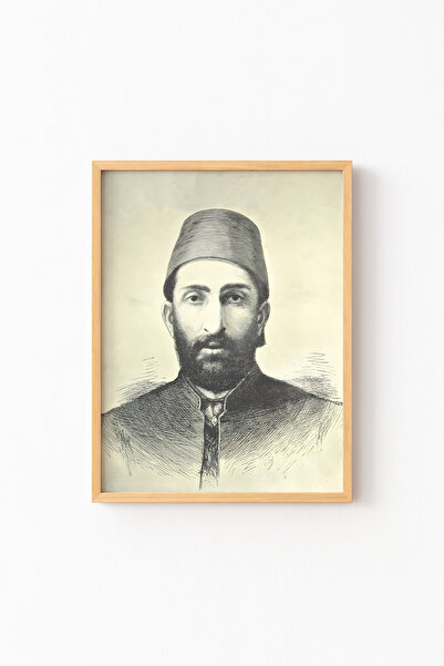 epiqart السلطان الثاني أحمد - إطار خشبي منقوش