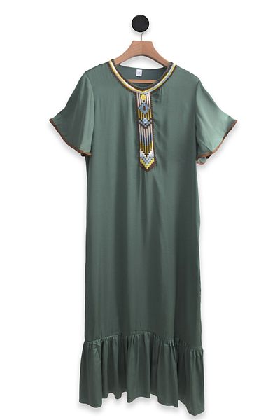Lilo Co Embroidered Maxi Dress
