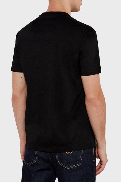 Armani Exchange Armani Exchange 100% βαμβακερό λογότυπο με τυπωμένο μπλουζάκι ανδρικό μπλουζάκι XM000786 AF10364 UC001