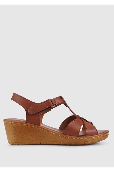 Eclipse Tan Women's Comfort Sandals - Comfortable and Stylish