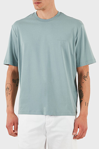 Armani Exchange Armani Exchage 100% βαμβακερό κανονικό μπλουζάκι με λογότυπο Ανδρικό T SHIRT XM 000763 AF12308 U9212