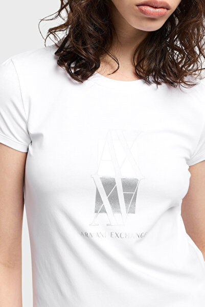 Armani Exchange Μπλουζάκι Armani Exchage Cotton Slim Fit Crew λαιμόκοψη με λογότυπο T SHIRT XW 000511 AF11929 U0002