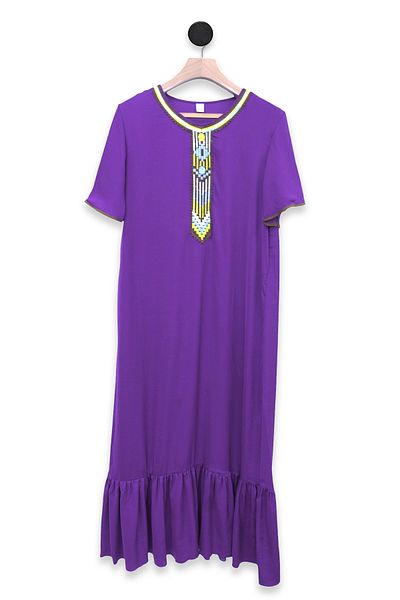 Lilo Co Embroidered Maxi Dress