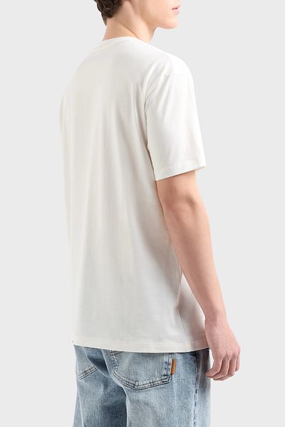 Armani Exchange Armani Exchage Logo Printed 100% Cotton Regular Fit Crew Neck t Shirt Men t Shirt Xm 000550   Af1