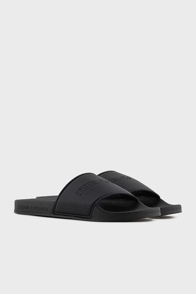 Armani Exchange Papuci pentru bărbați cu logo imprimat cu talpă anti-alunecare XV795 Papuci XUP017