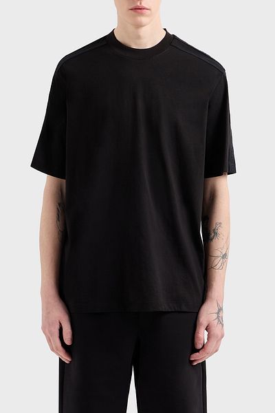 Armani Exchange Ανδρικό μπλουζάκι ποδηλάτου Armani Exchange 100% βαμβακερό κανονική εφαρμογή