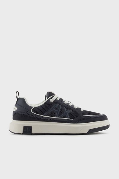 Armani Exchange Armani Exchage Logo Mesh Detailed Sneaker Shoes Men's Shoes Xux242 Xv912 U385