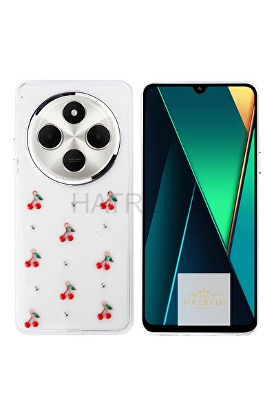 Hatreds Xiaomi Redmi 14C Kılıf Kamera Koruma Çıkıntılı Metalik Çıkartma Figür...