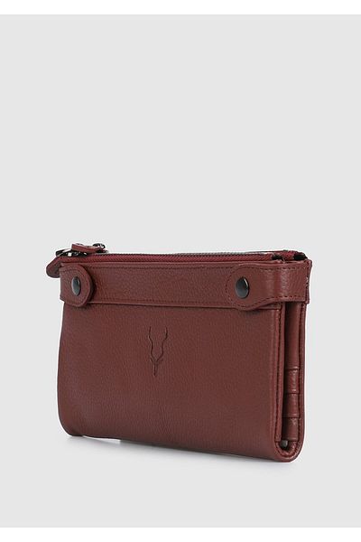 Carrera Carrera Claret Red Car004 - Tan Genuine Leather Wallet