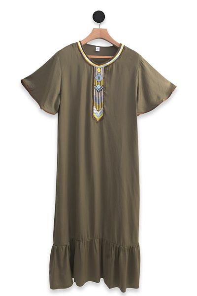 Lilo Co Embroidered Maxi Dress