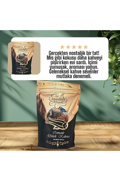 Abdullah Efendi Traditional Taste 200g Osamlı Dibek Coffee Flavored Enjoyment