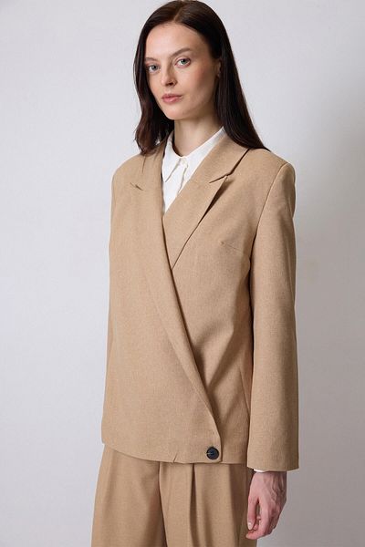 Touché Privé Padded Double Breasted Blazer Jacket