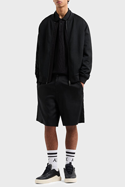 Armani Exchange Ανδρικό μπλουζάκι POLO με ανάγλυφο λογότυπο 100% βαμβάκι με κανονική εφαρμογή με κουμπιά