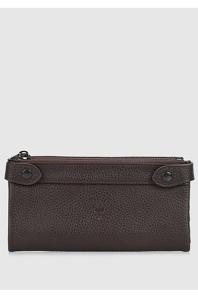 Carrera Car004 Модел Кафяв Портфейл от Естествена Кожа