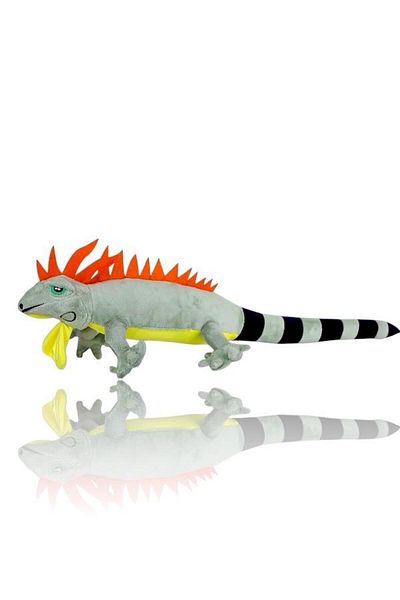 SAZE 1232 Green Chameleon Plush 100 cm Toy Plush Animal Figured