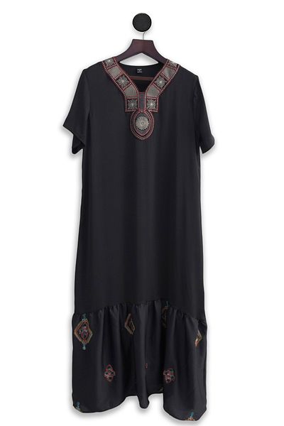 Lilo Co Embroidered Detail Dress