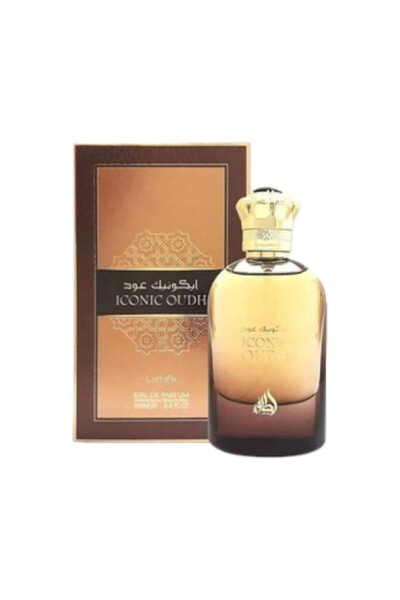 lattafa عطر أيكونيك عود أو دو بارفان - 100 مل (للرجال)