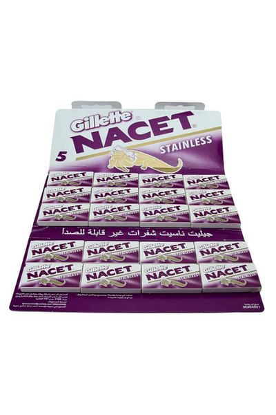 Gillette Nasset Double Edge Razor Blades 5x20