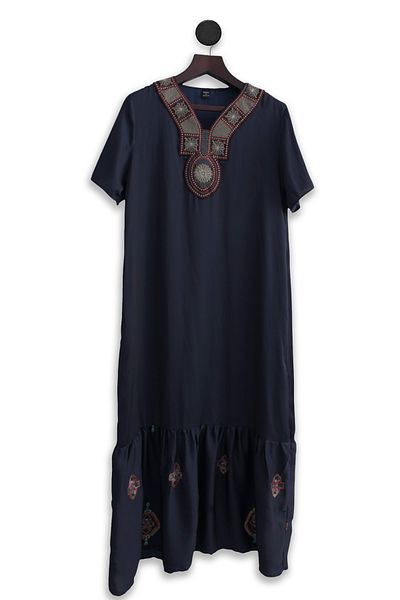 Lilo Co Embroidered Detail Dress