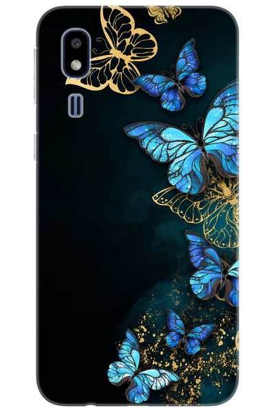 Ceppare Samsung Galaxy A2 Core (SM-A260F) Uyumlu Kılıf Desen Baskılı Silikon Kelebekler STK:721 CP-c3mS2UI