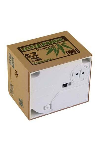 HALAMODO Little Panda Cartoon Design Automatic Coin Stealing Bank