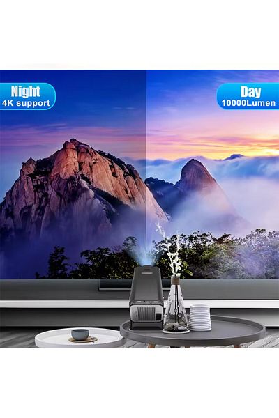Choice Us Plug Black Magcubic Android 11 390ansi Hy320 Projector 4k Native 1080p Dual Wifi6 Bt5.0 Cinema