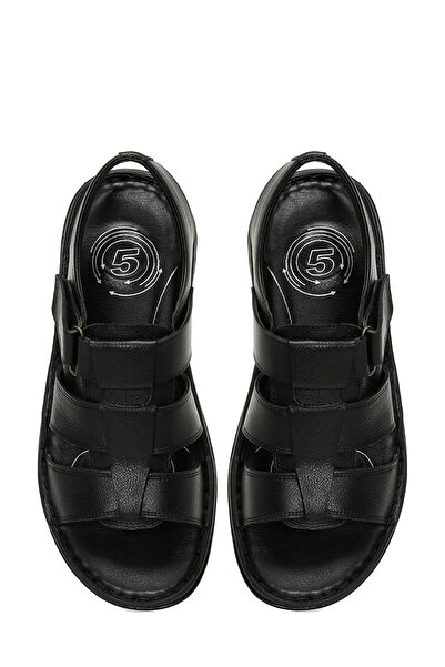 Polaris 5 Nokta 170007.M 5FX Siyah Erkek Sandalet