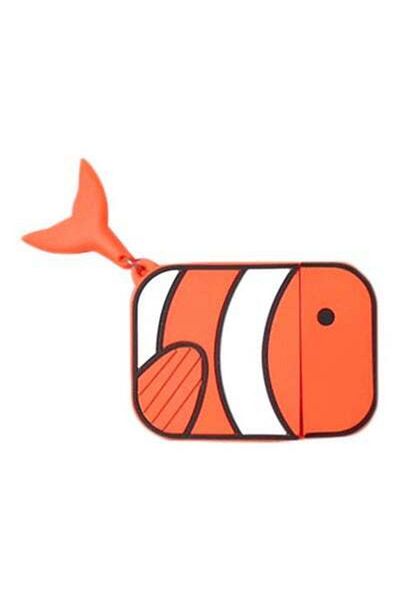 HALAMODO Silicone Case Cover For Apple AirPods Pro Orange/White