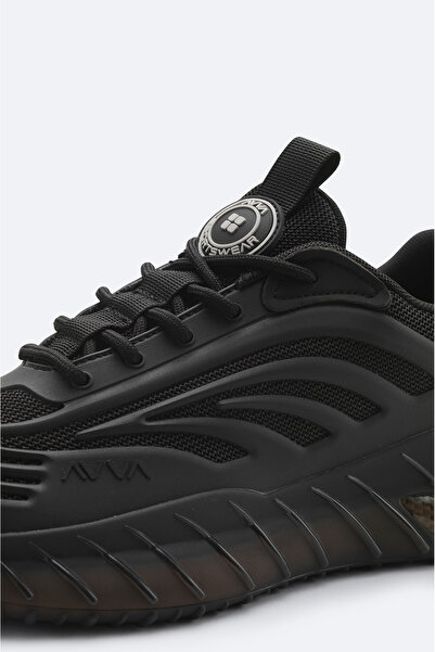 Avva Erkek Siyah Nefes Alan Hafif Sneaker Ayakkabı A51Y8010