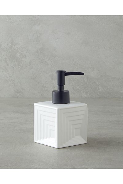 English Home Blume Ceramic Σετ Μπάνιου 3 τεμαχίων Λευκό