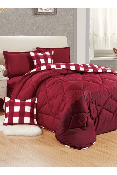 Generic Comforter Set 4 Piece Single Size Elegant Bedspread Lightweight Comforter Duvet included