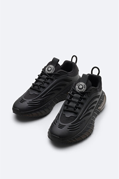 Avva Erkek Siyah Nefes Alan Hafif Sneaker Ayakkabı A51Y8010