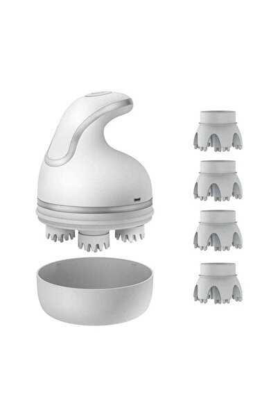 Yelajoy Electric Scalp Massager, with 3 Vibration Modes, Silicone, USB Charging, for Stress Release