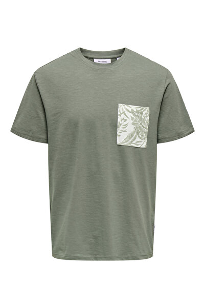 Only & Sons ONSPERRY LIFE REG LEAF SS POCKETTEE NOOS