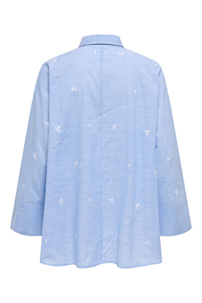 ONLY Onlregina Grace L/S Emb. Ox Wvn Shirt
