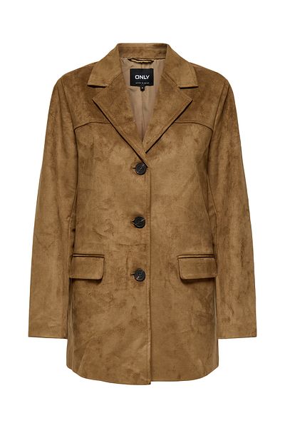 ONLY Faux Suede Blazer Coat Otw Onltululfill