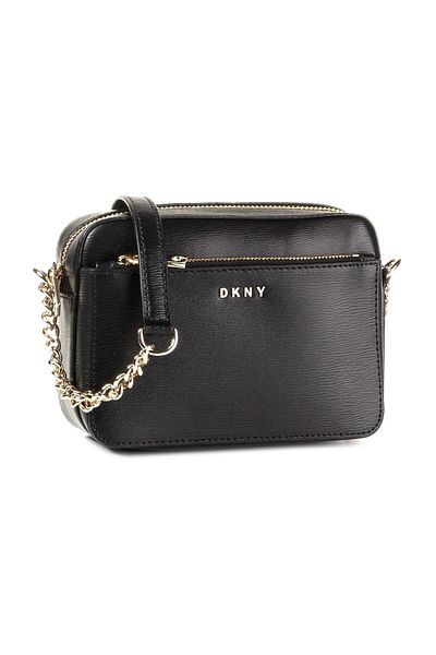 Dkny Torebka na aparat w kolorze czarno-złotym R94E3F39